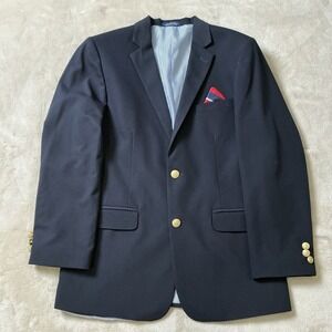 IZOD Boys' Navy Blue Blazer Sport Coat Size 16 Regular School Church Event